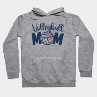 Cute Volleyball Mom Life Senior Volleyball Mama Practice Cheer Mom Hoodie